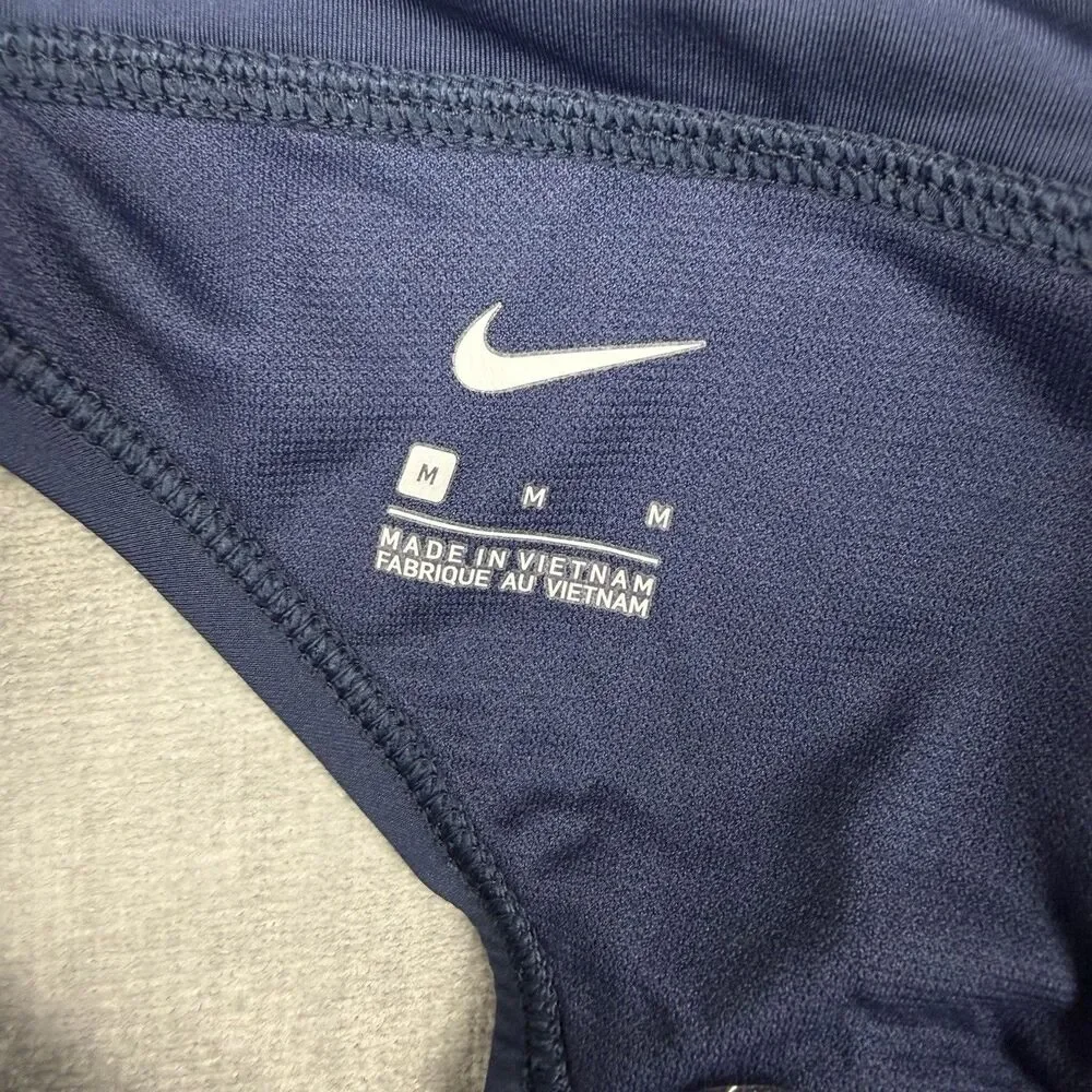 Nike Bikini Bottom Women M Navy Blue Swim NESS9275-440 Athletic New